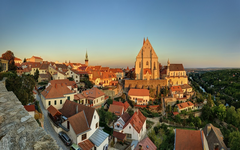 Herrlicher Blick auf Znaim von der Stadtmauer (c) Tourist Authority-South Moravia