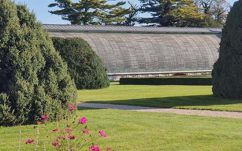 Das Palmenhaus neben dem Schloss Lednice