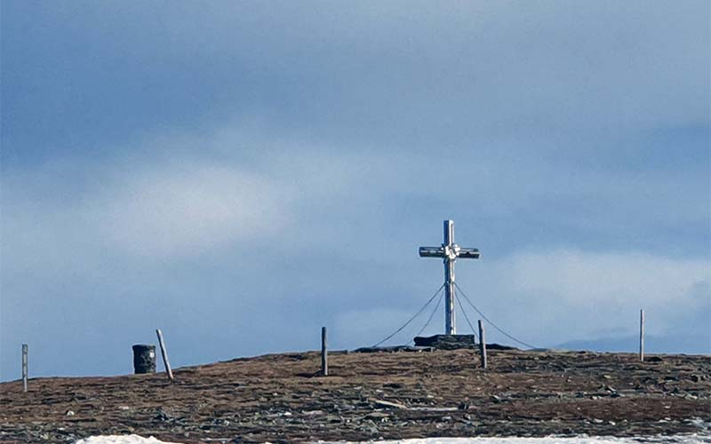 Das Gipfelkreuz vom Sesseleck