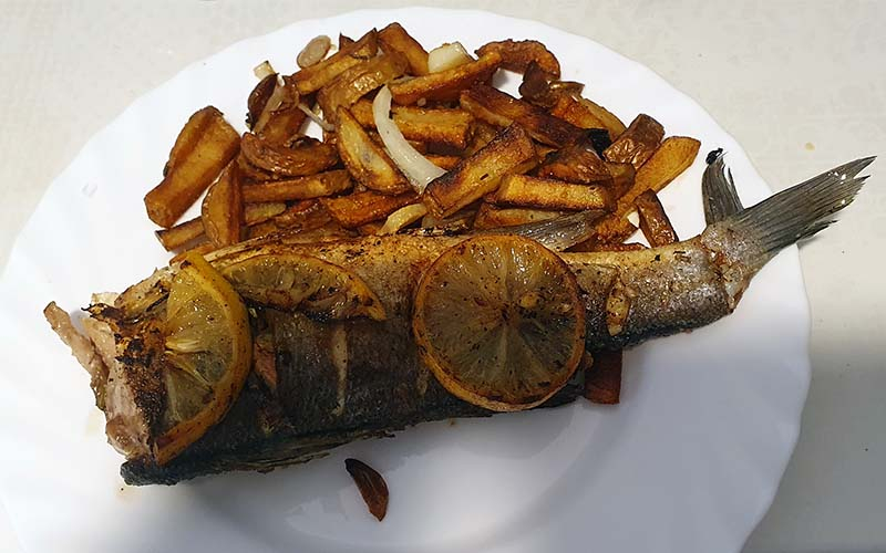 Der Branzino, frisch vom Fischer