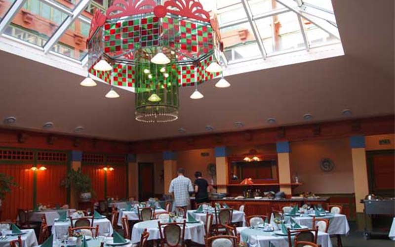 Das Restaurant im Jurkovičův dům