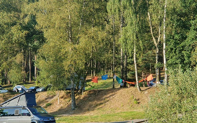 In der Nähe ist auch ein Campingplatz