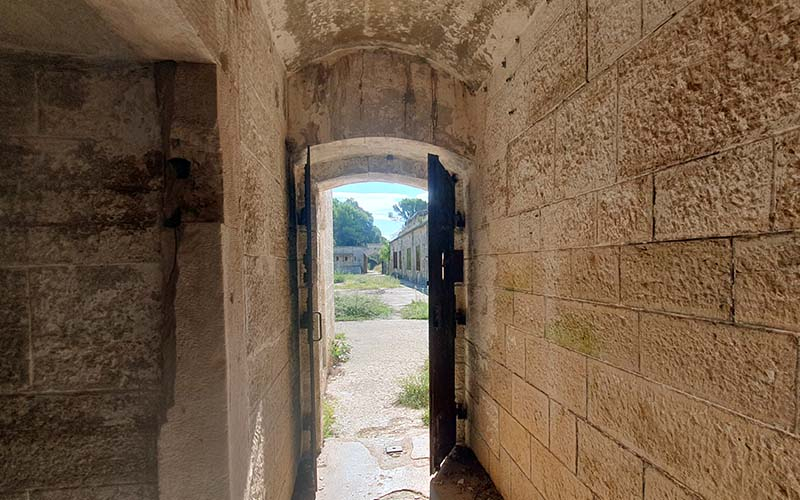 Blick auf den Innenhof von San Benedetto