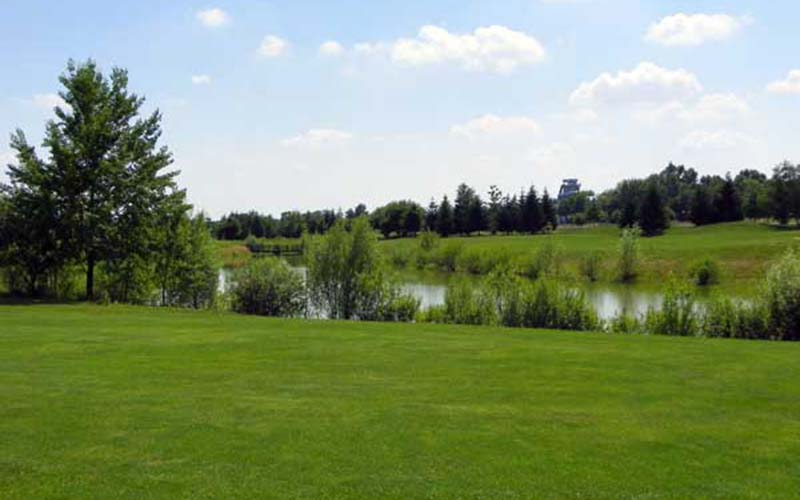 Der Golfplatz ist ganz in der Nähe