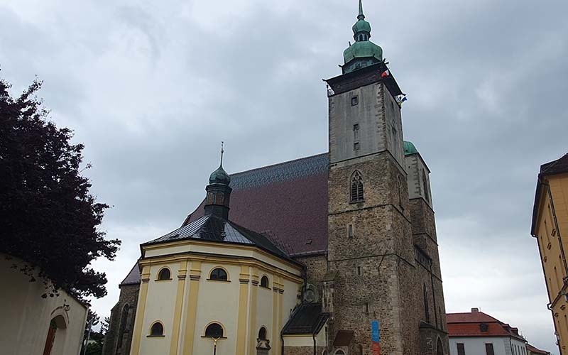 Die Kirche des Heiligen Jakobus in Jihlava