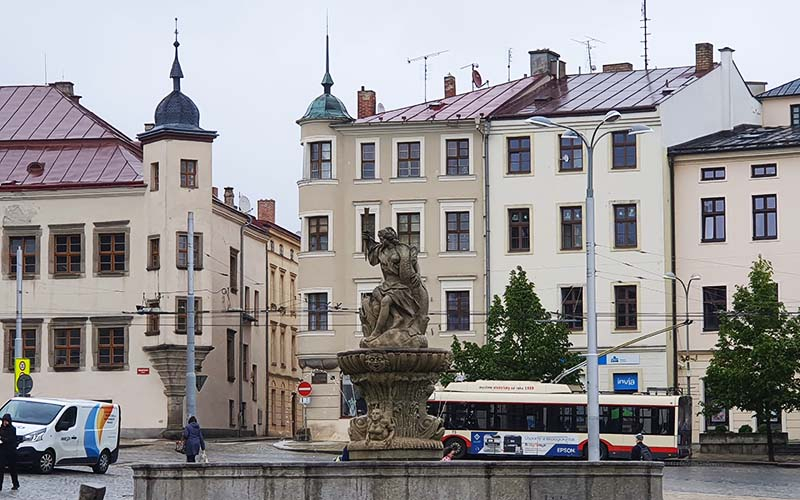 Blick auf den Masarykplatz