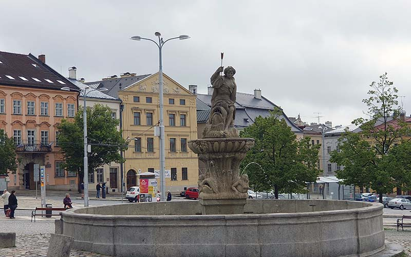 Der Masarykplatz, der Hauptplatz von Jihlava