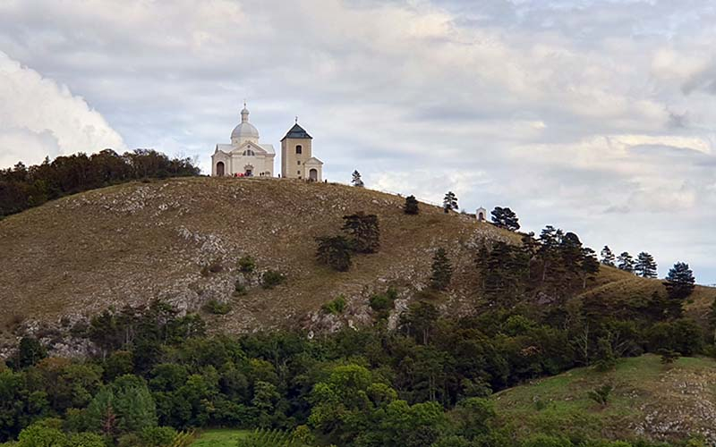 Blick zum Heiligen Berg