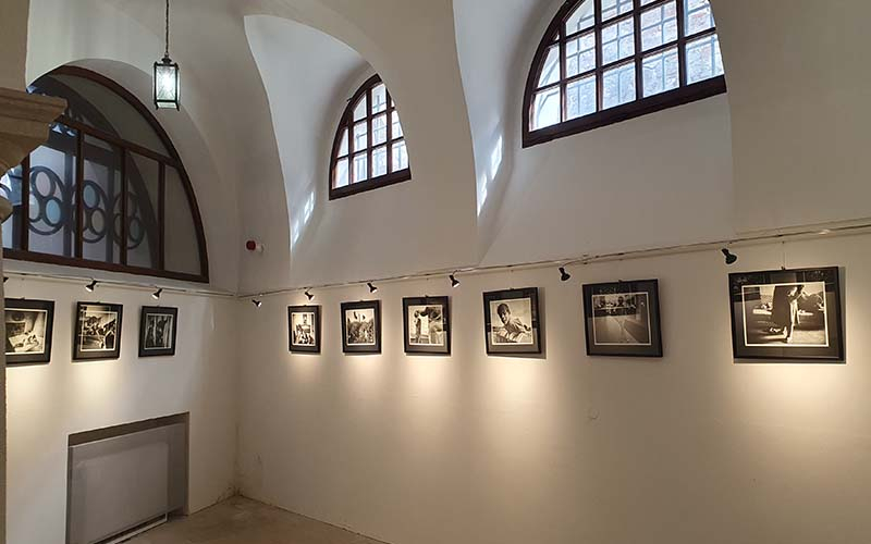 Blick in die Ausstellung in der Synagoge