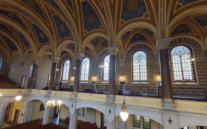 In der großen Synagoge in Pilsen