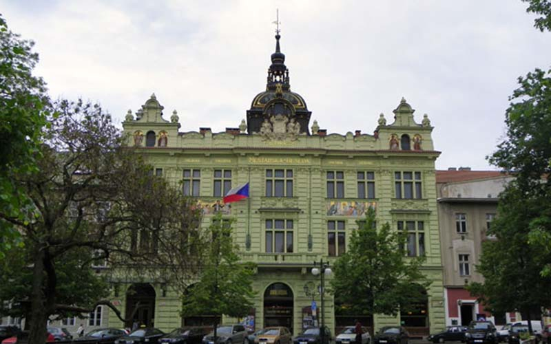 Pilsen - Blick zum Bürgervereinshaus