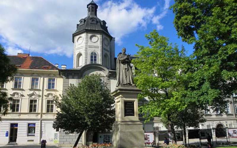 Pilsen - Blick auf die Bibliothek