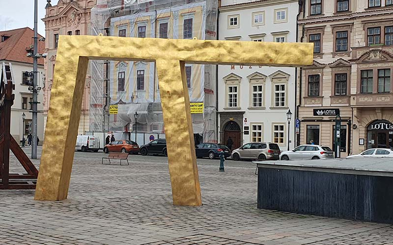 Der Platz der Republik in Pilsen