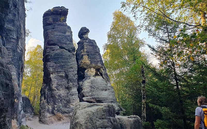 Felsenstädte in Tschechien