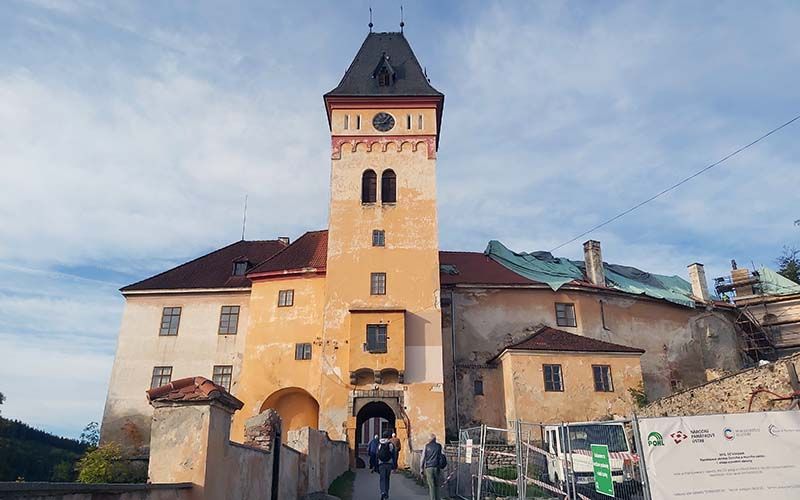 Schloss Winterberg mit seinem charakteristischen Turm