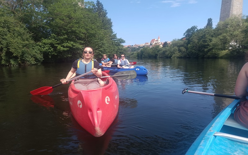 Kanufahren in Znaim