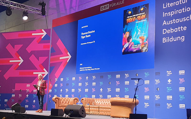 Thomas Brezina war mit seinem Tiger Club unterwegs