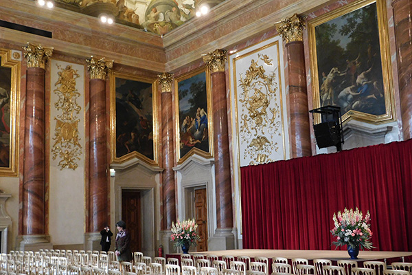 Der Festsaal im Gartenpalais