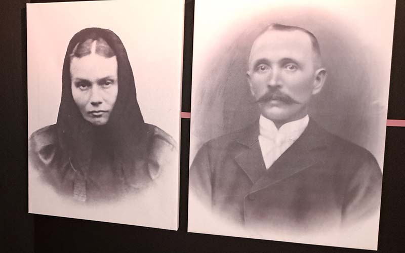 Krippenmeister Josef Probost mit seiner Frau Anna