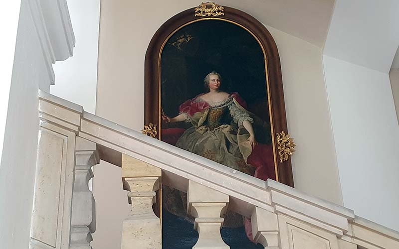 Auch Maria Theresia besuchte das Erzbischöfliche Palais in Olmütz