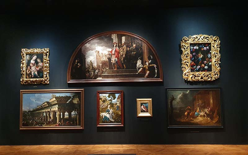 Blick in die Gemäldegalerie