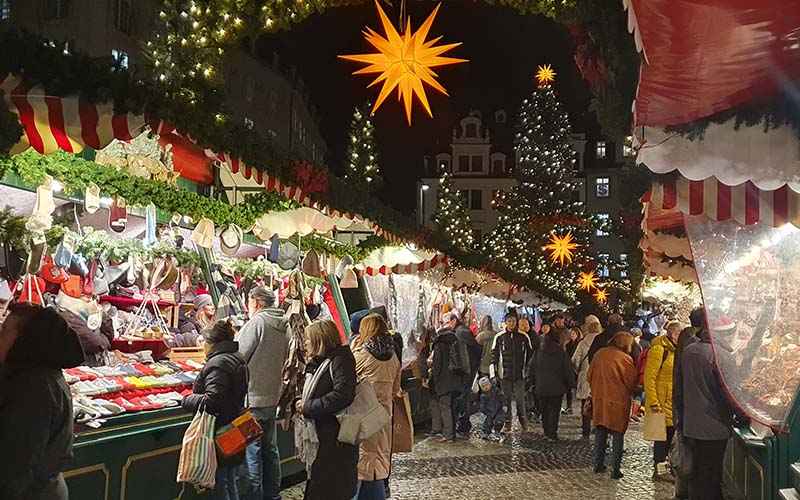 Im weihnachtlichen Leipzig