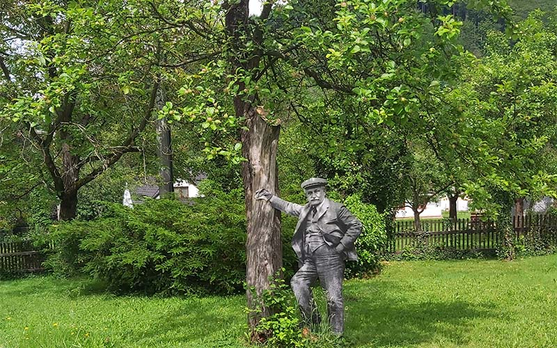 Im Garten des Hauses von Leoš Janáček