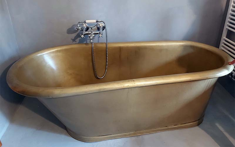 Die berühmte "goldene" Wanne