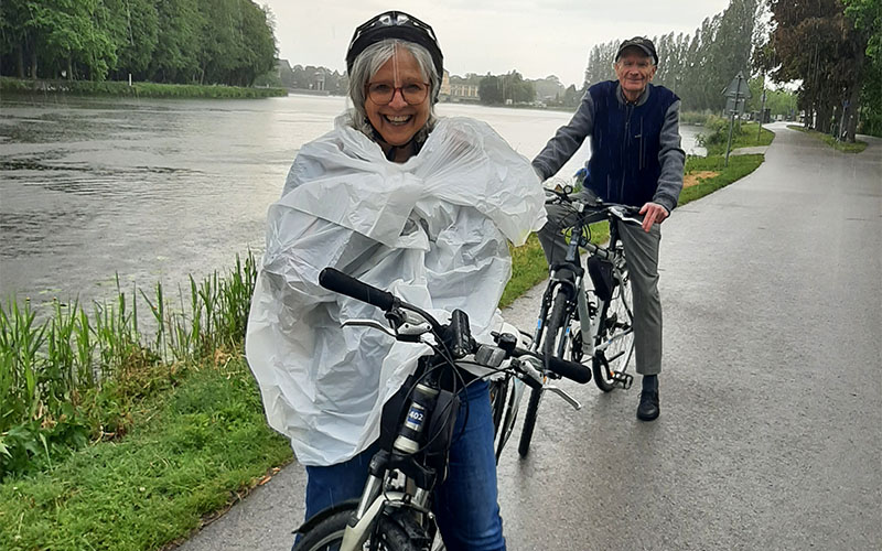 Auch bei Regen war es lustig