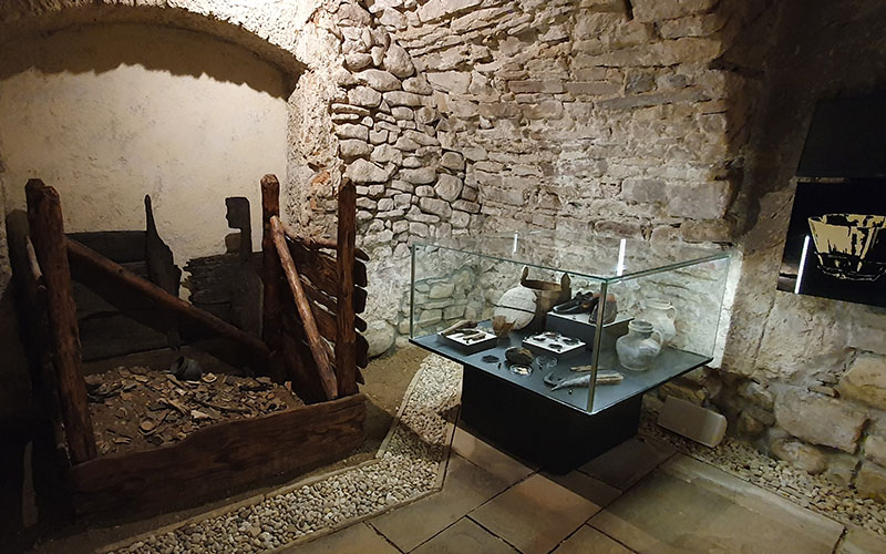 Im Keller des Museums der Region Kremsier