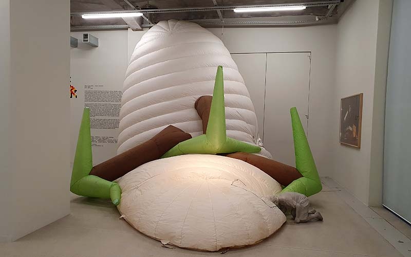 Blick in die Ausstellung in der Galerie Telegraph