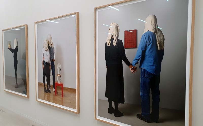 Blick in die Ausstellung der Galerie Telegraph