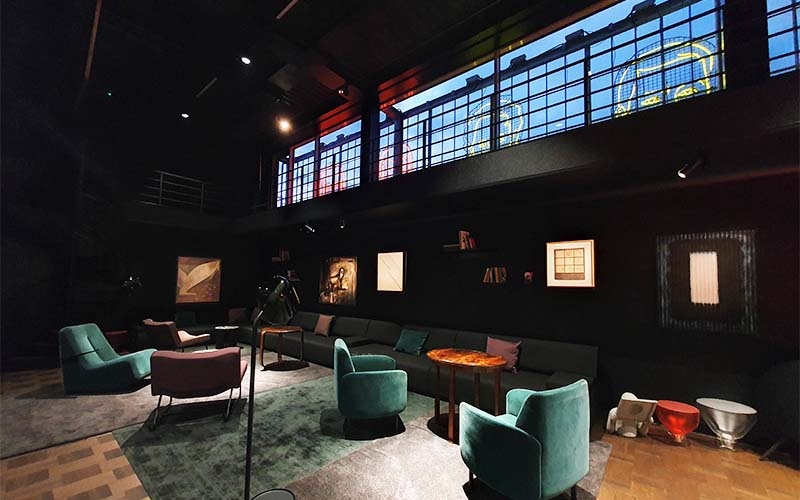Blick in die Lounge