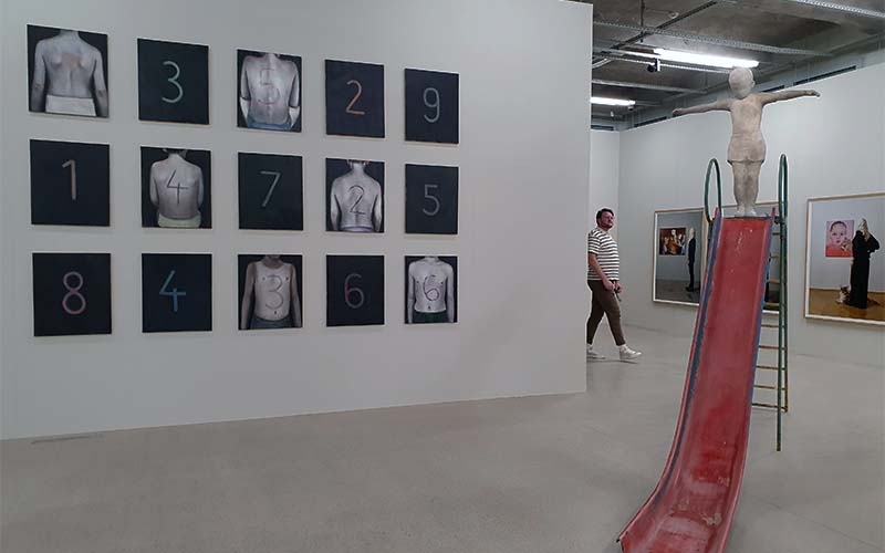 Blick in die Ausstellung in der Galerie Telegraph