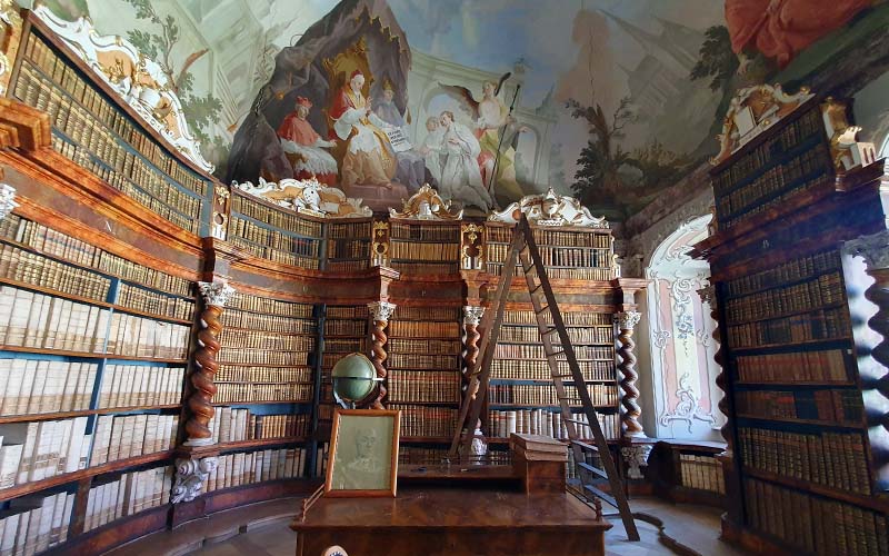 Sehenswert: Die Bibliothek des Klosters Nová Říše