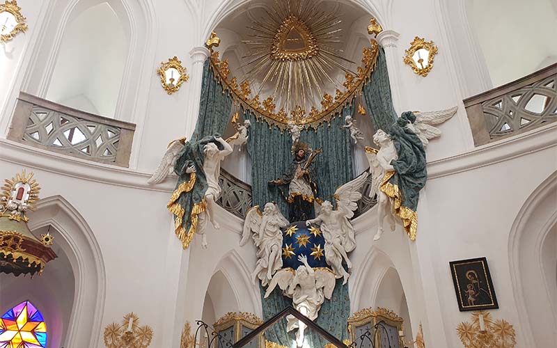 In der Wallfahrtskirche am Grünen Berg in Žďár nad Sázavou