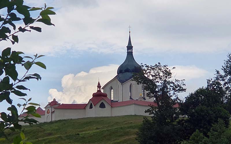 Einzigartig: Die Wallfahrtskirche am Grünen Berg in Žďár nad Sázavou