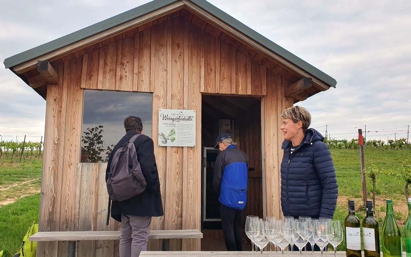 Die Weingartenhütte der Familie Hugl-Wimmer