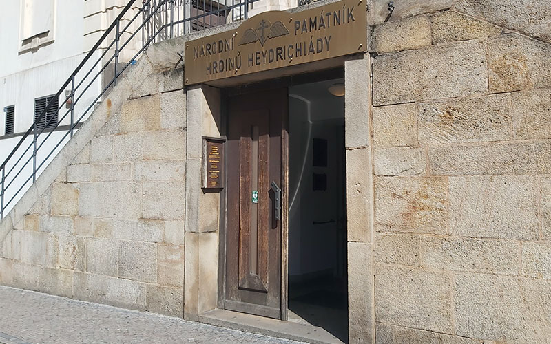 Der Eingang zur Gedenkstätte