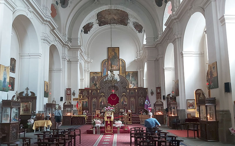 Im Inneren der Kirche