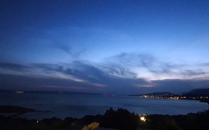 Die Aussicht am Abend