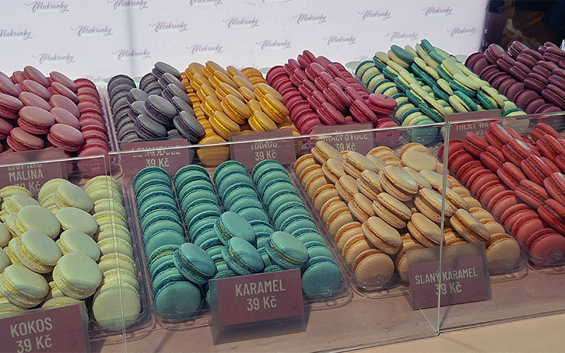 Auswahl an Macarons