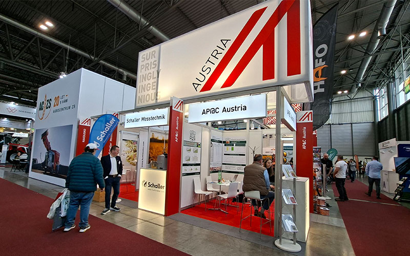 Der Österreich-Stand der WKO auf der Agrishow in Brünn
