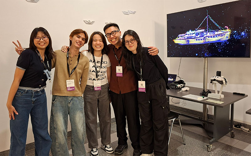 Das Team aus Singapur auf der KUnstuni