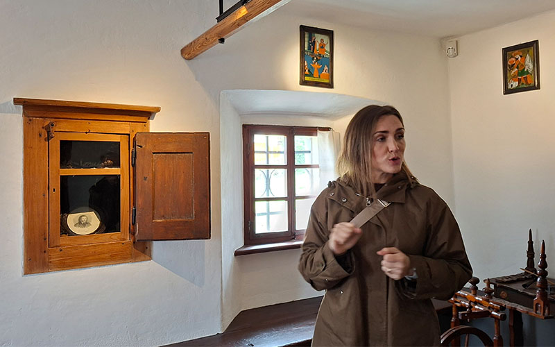 Im Geburtshaus von France Prešeren