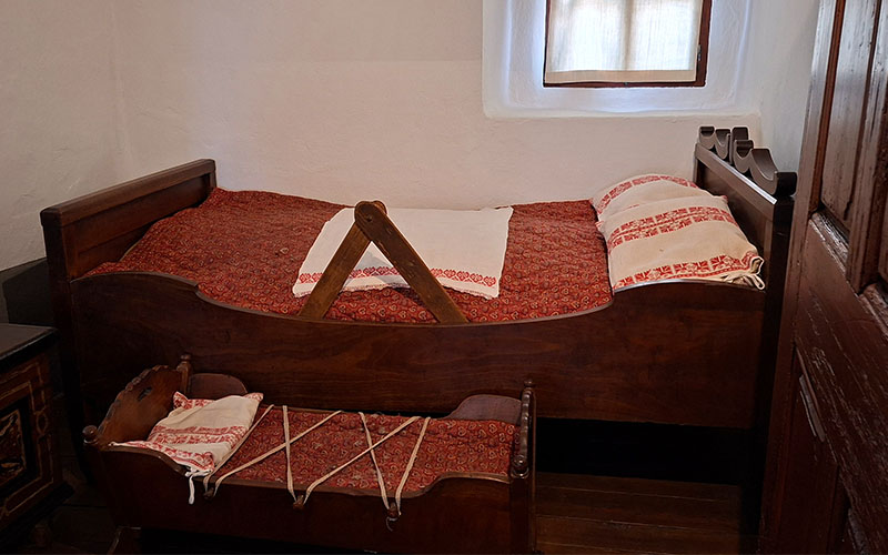 Die Schlafstätte im Geburtshaus