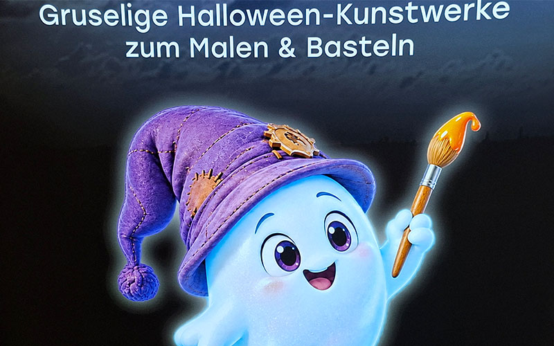 In der Kinderwerkstatt wird gebastelt und gemalt