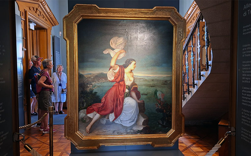 „Allegoria di Trieste e dellÌstria“ von Annibale Strata