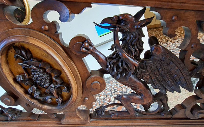 Die Ananas ist oft im Schloss zu sehen