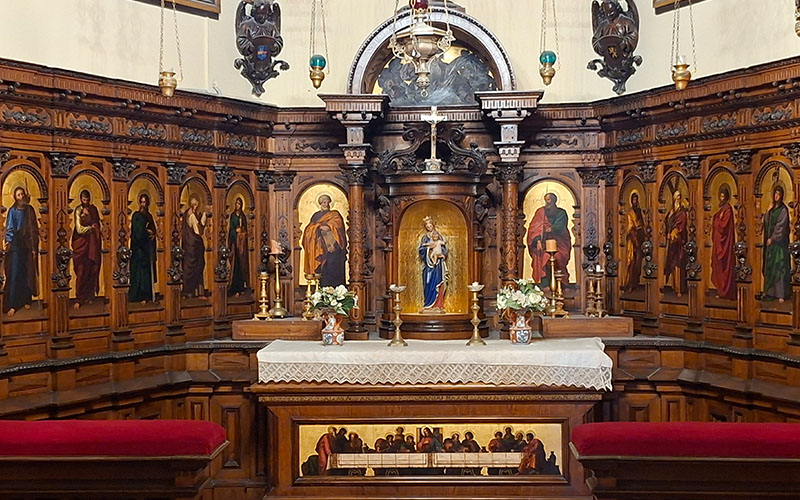 Blick in die Kapelle